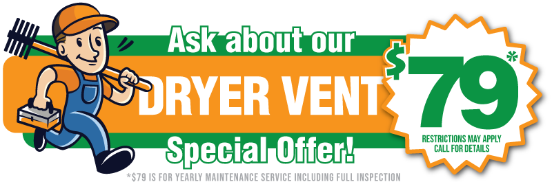 dryer vent cleaning $79 special offer